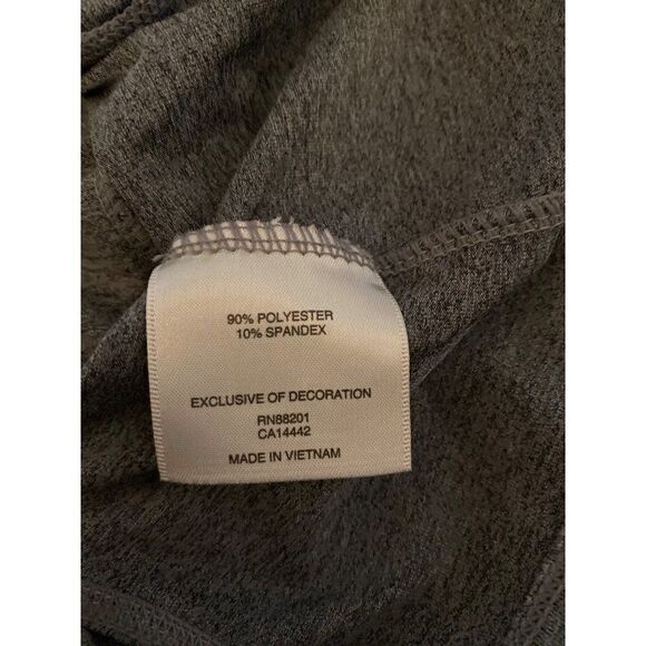 MPG, women's athletic grey, long sleeve fitted, keyhole,mesh back & under arms M - Picture 10 of 10